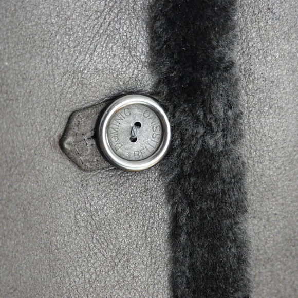 Dominic Bellissimo DesigneBlack Sheerling/Rason Reversible Winter Coat Size 12/L - Picture 6 of 9